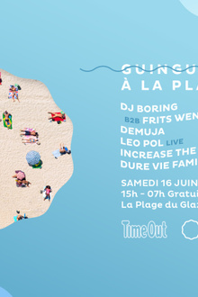 Guinguette à La Plage by Dure Vie & Time Out avec DJ Boring b2b Frits Wentink