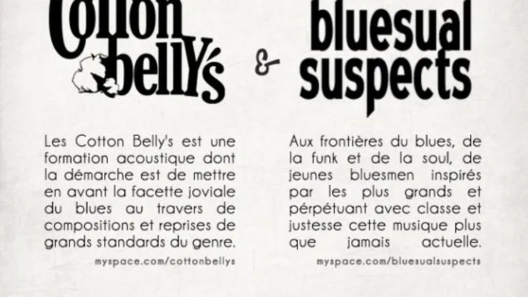 Acoustic & Electric Bluesy Night aux Disquaires
