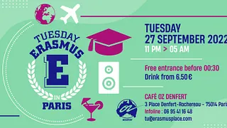 TUESDAY ERASMUS IN PARIS