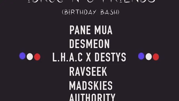 Idrog-N & Friends : Pane Mua X Desmeon X Destys b2b LHAC X Ravseek X Madskies X Authority
