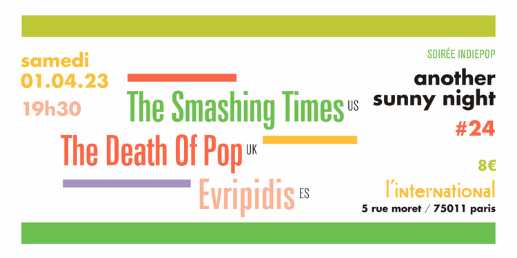 The Smashing Times + The Death of Pop + Evripidies and His Tragedies