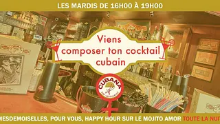 Viens composer ton cocktail cubain! Fiesta jusqu'à 4h00 !