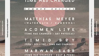 Time Has Changed Summer Time Party