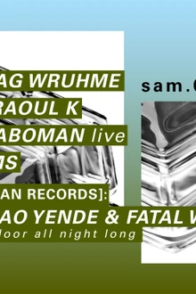 Concrete: Robag Wruhme, Mr Raoul K, Metaboman Live, Moms