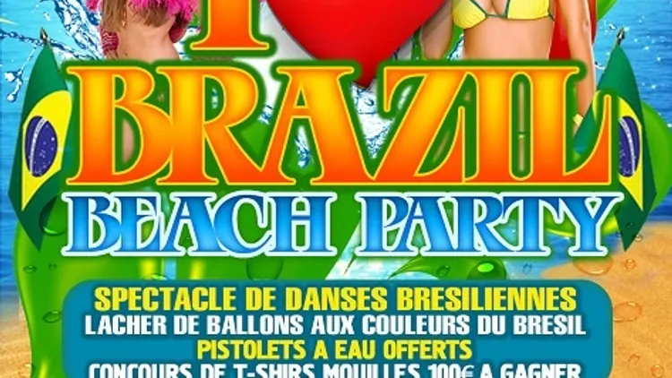 I love brasil beach party
