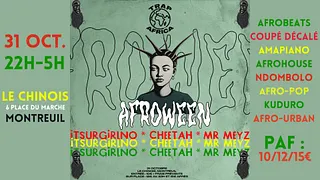 Afroween by Cheetah & Trap Africa crew à Le Chinois !
