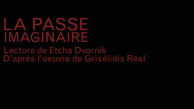 Lecture "Le passe imaginaire" - Yellow Cube Gallery