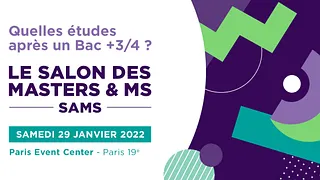 Le salon des Masters et Mastères Spécialisés • SAMS