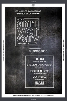 SYNCROPHONE 10TH YEARS ANNIVERSARY