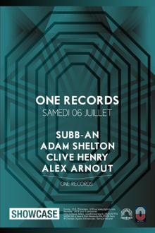 One Records : Subb-An, Adam Shelton,  Clive Henry & Alex  Arnout
