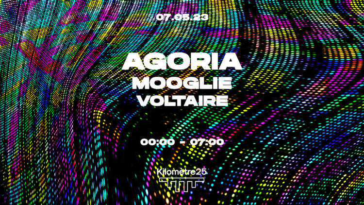 KM25 PRÉSENTE : AGORIA, MOOGLIE & VOLTAIRE
