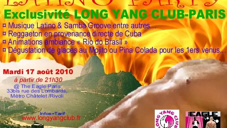 LATINO PARTY, avec le Long Yang Club Paris