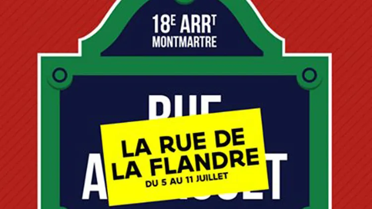 La rue de Flandre