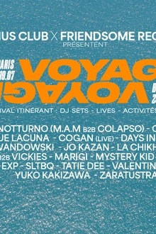 VÉNUS CLUB X FRIENDSOME - VOYAGE VOYAGE FESTIVAL #1 (FREE)