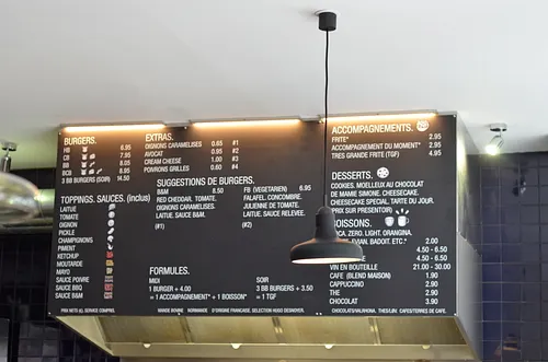 B&M Burgers Meilleurs Restaurant Paris