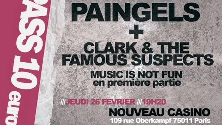 Paingels + Clark +music Is Not Fun