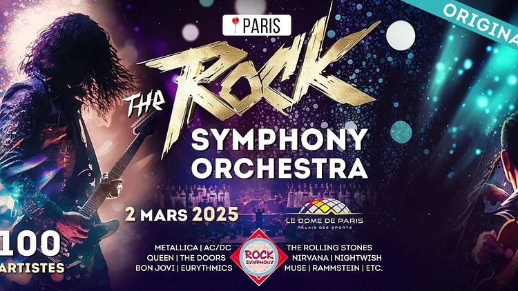 The ROCK SYMPHONY Orchestra à Paris