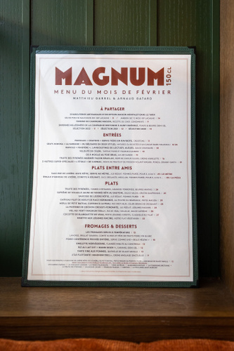 Magnum 150cl Restaurant Paris