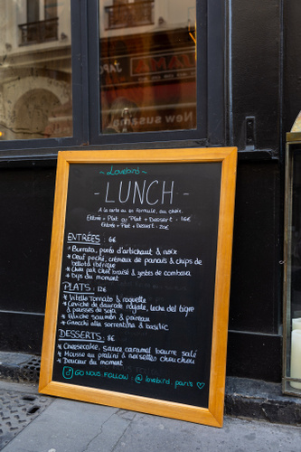 Lovebird Restaurant Paris