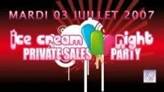 Private Sales/Ice Cream Night