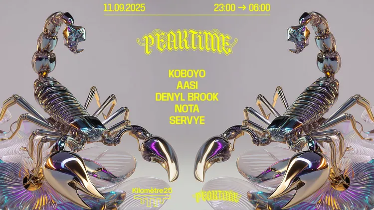 PEAKTIME : KOBOYO, AASI, DENYL BROOK, NOTA, SERVYE