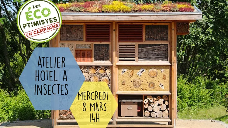 Chantier participatif 1/2 : Fabrication d'un hôtel à insectes
