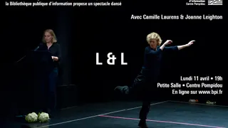 Lecture dansée de l’autrice Camille Laurens avec la chorégraphe Joanne Leighton
