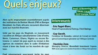 Conférence Notation des pays africains : Quels enjeux?