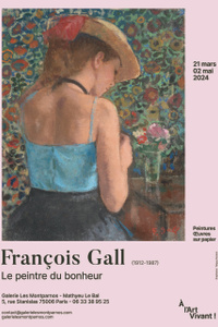 François Gall (1912-1987) le peintre du bonheur - galerie les montparnos - du jeudi 21 mars au jeudi 2 mai