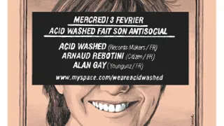 ACID WASHED FAIT SON ANTISOCIAL
