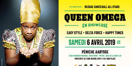 Reggae dancehall Queen Omega en showcase