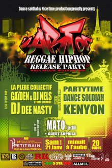 Kenyon - DJ Dee Nasty - Mato - Dance Soldiah - Gaïden & Dj Nels - Partytime - La Plèbe Collectif