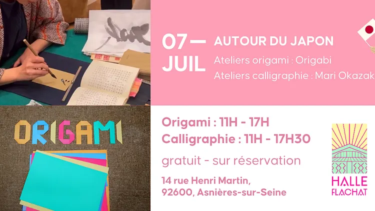 Autour du Japon - Ateliers Origami & Calligraphie