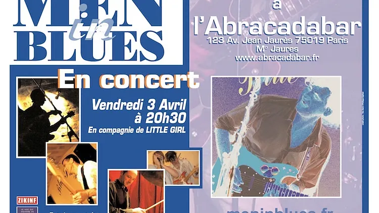 MenInBlues à l'Abracadabar Vendredi 3 Avril
