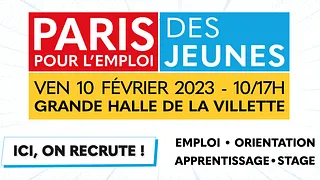 Ici, on recrute ! Paris pour l'emploi des jeunes