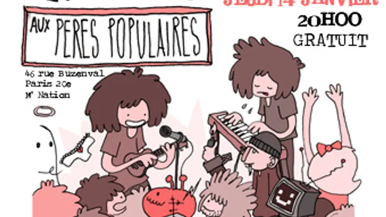 Soirée Grosse Caisse TV aux Pères Populaires