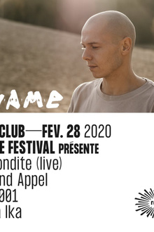 Name Festival Présente: Recondite Live, Roland Appel, Apm001, Mala Ika