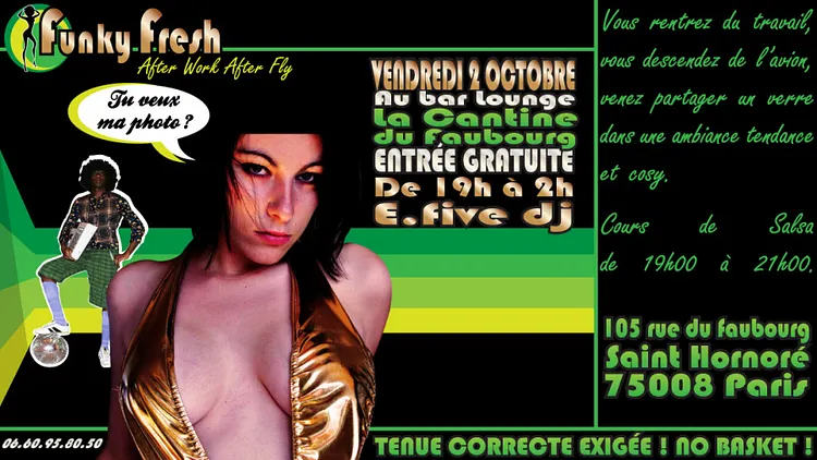 Funky Fresh Afterwork Afterfly