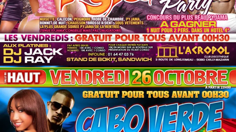 Big Pyjama Party et Cabo Verde & Tuga Party
