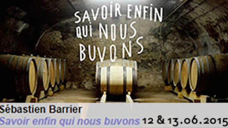 Savoir enfin qui nous buvons