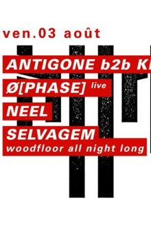 Concrete x Token: Antigone b2b Kr!z, Ø [Phase] Live, Neel, Selvagem