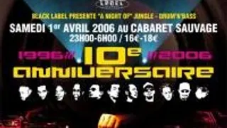 Night Of Jungle-drum'n'bass 10e Anniversaire