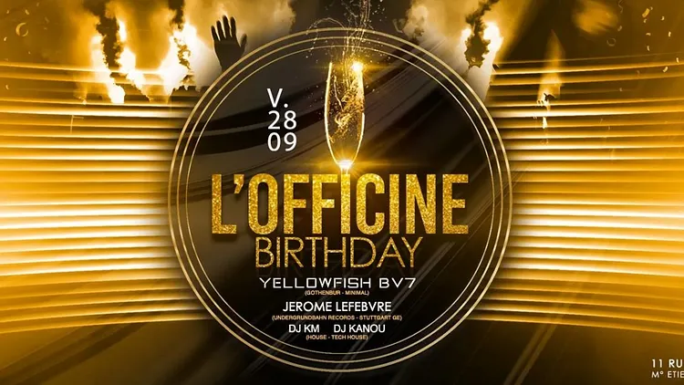 Happy Birthday, l'Officine 2.0 ! Entrée gratuite toute la nuit