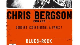 Concert Exceptionnel de Chris Bergson à l'Entrepôt le 6 mai 2016