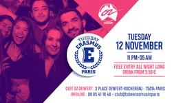TUESDAY ERASMUS IN PARIS