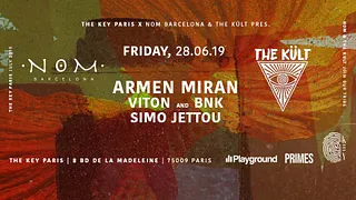 KÜLT w/ Armen Miran, Viton & BNK, Simo Jettou