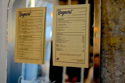 Bagnard Restaurant Paris