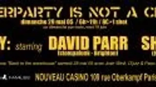 After Party Is Not A Crime