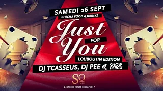 JUST 4 YOU  SPÉCIALE LOUBOUTIN
