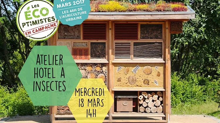 Chantier participatif 2/2 : Remplissage hôtel à insectes
